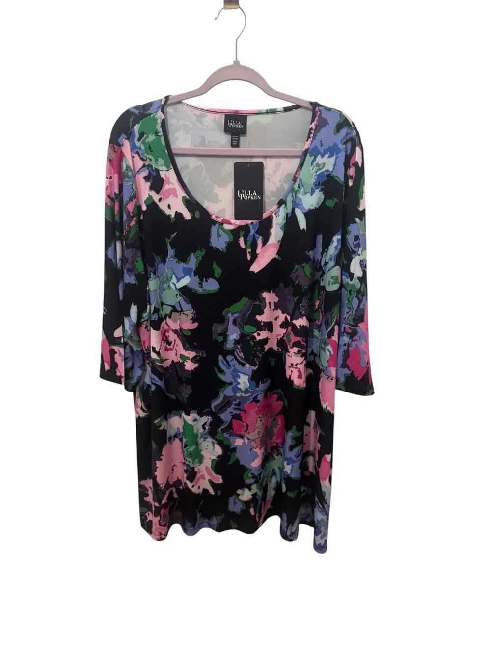 Ulla Popken Floral Tunic Top Size 20/22